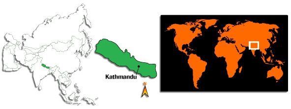 Carte Népal