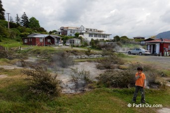 Quartier Ohinemutu  Rotorua - Nouvelle-Zlande