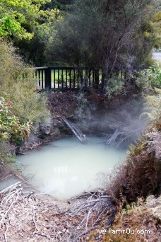 Parc de Kuirau à Rotorua - Nouvelle-Zélande