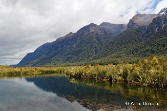 Mirror Lakes - Fiordland - Nouvelle-Zélande