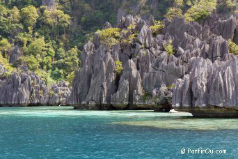 Berges de l'le de Coron - Philippines