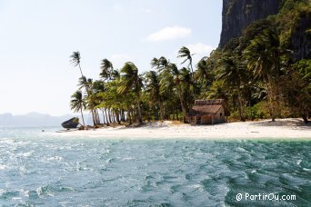 Une plage de l'le de Pinabuuyutan - Philippines