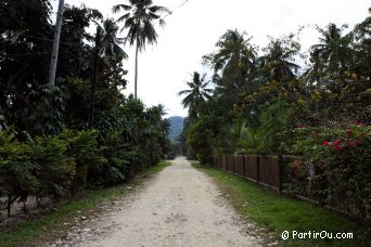 Rue principale de Port Barton - Palawan - Philippines