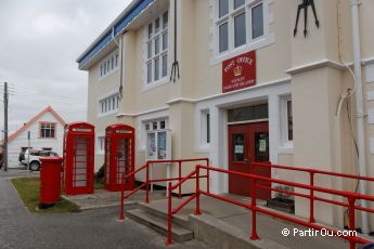 Cabines tlphonques et bureau de poste des Malouines