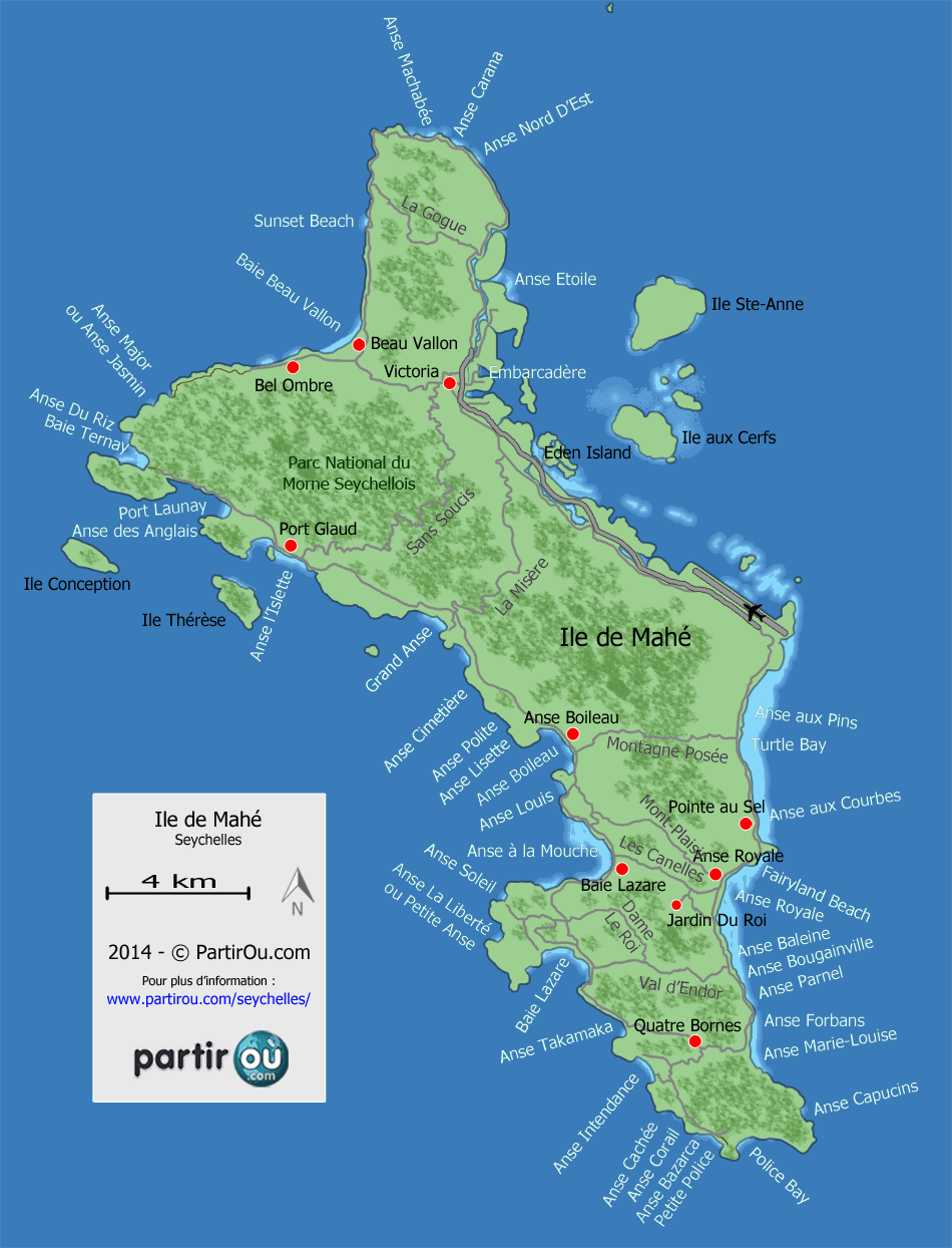 carte des seychelles