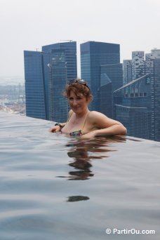 Piscine du SkyPark - Marina Bay Sands - Singapour