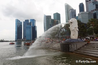 Merlion - Marina Bay - Singapour