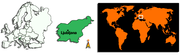 Carte Slovénie
