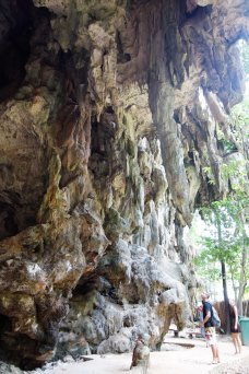 Sentier se rendant  Hat Tham Phra Nang - Krabi - Thalande